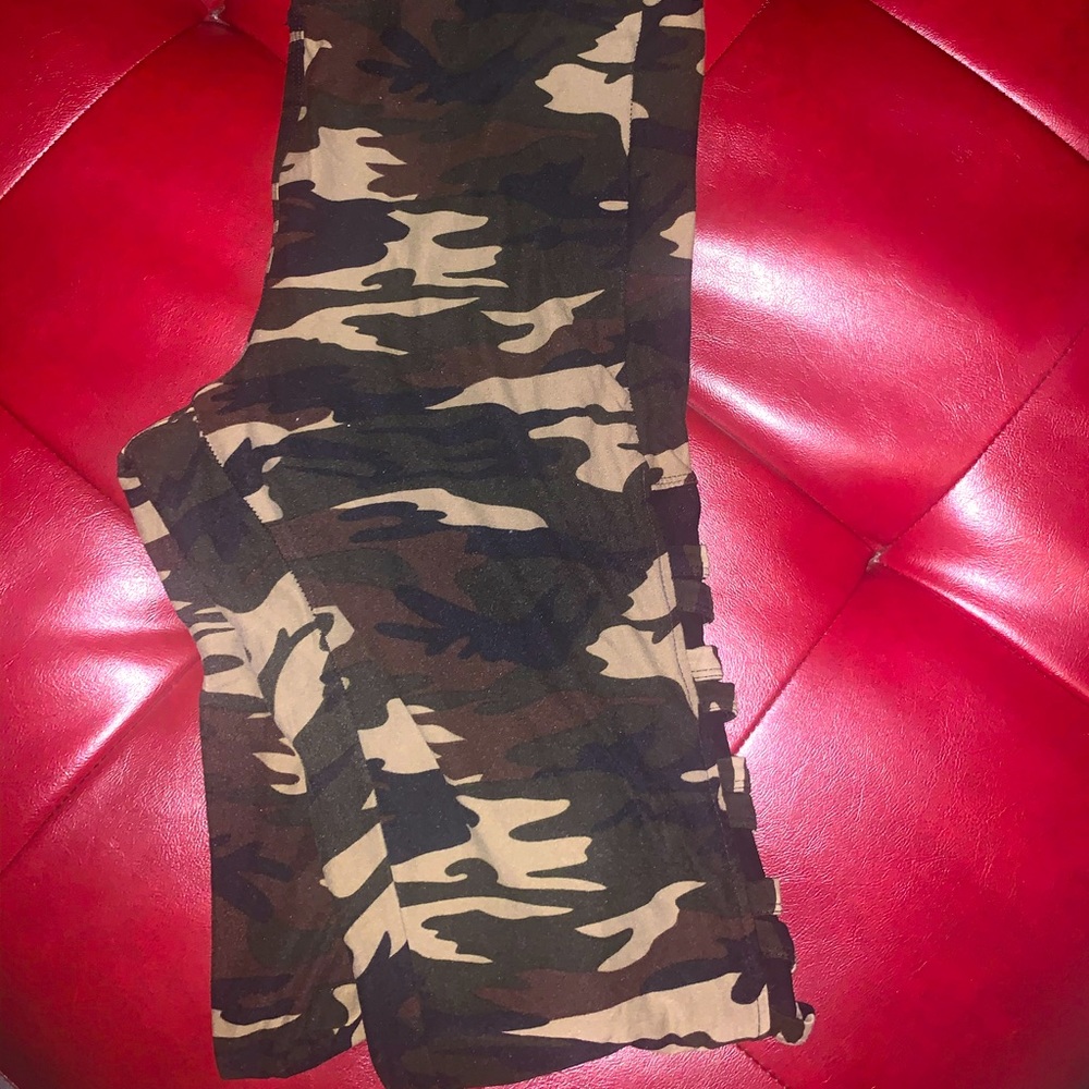 High Waisted Camo Leggings